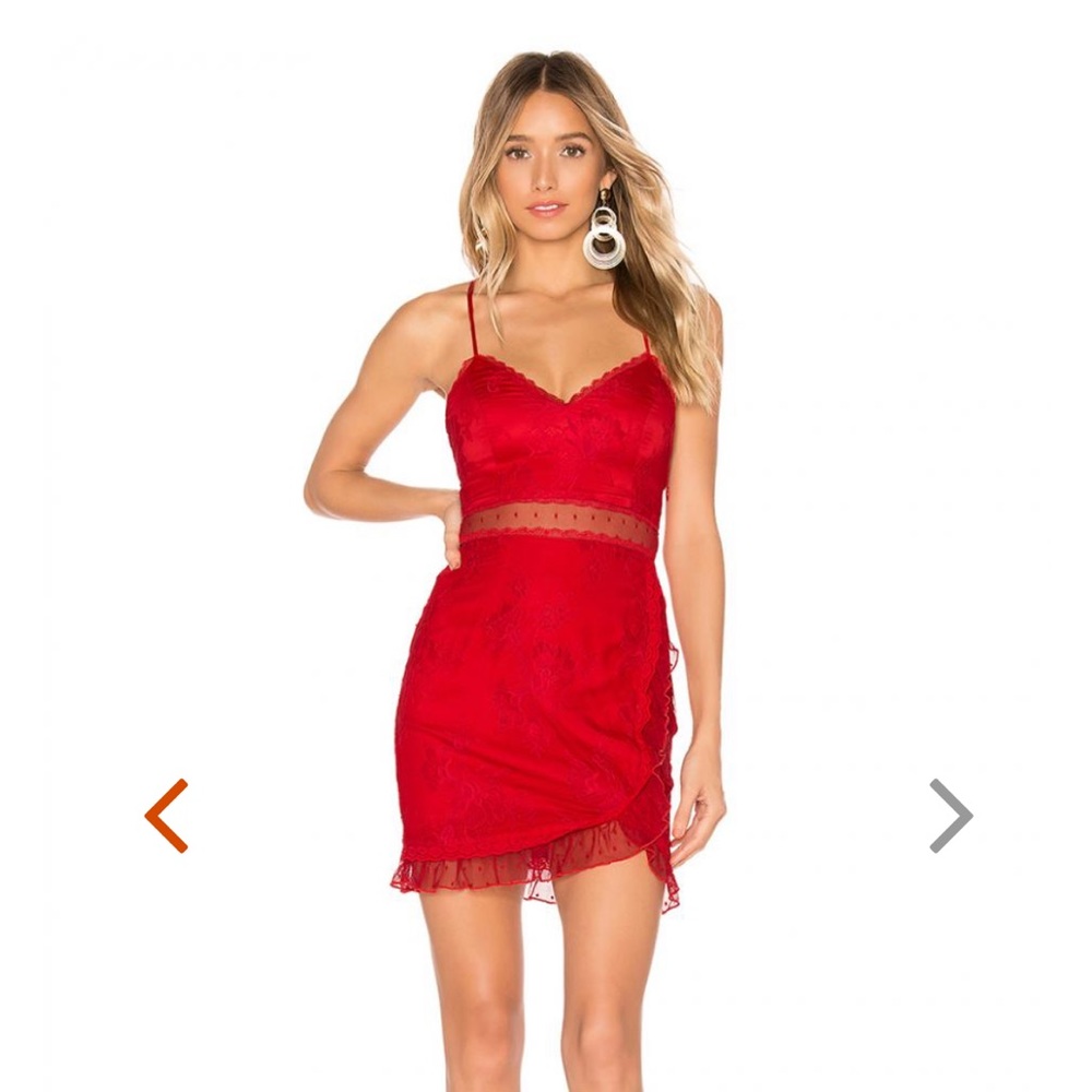 Red cocktail dress size xs, perfect condition worn twice